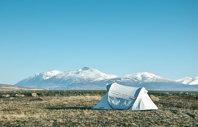 Luxury tent by the beach